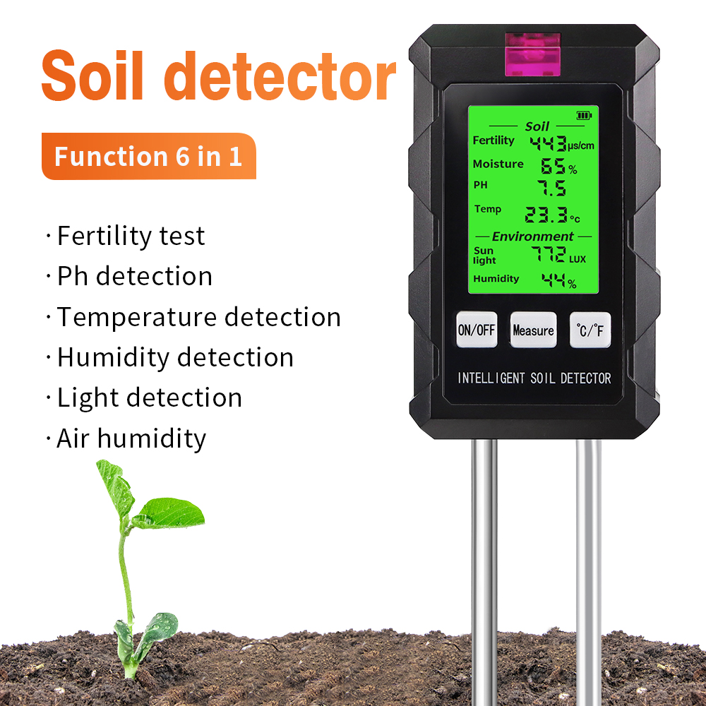 6 in 1 Digital Soil Tester Mul - Soil Ph Meter 评论和价格