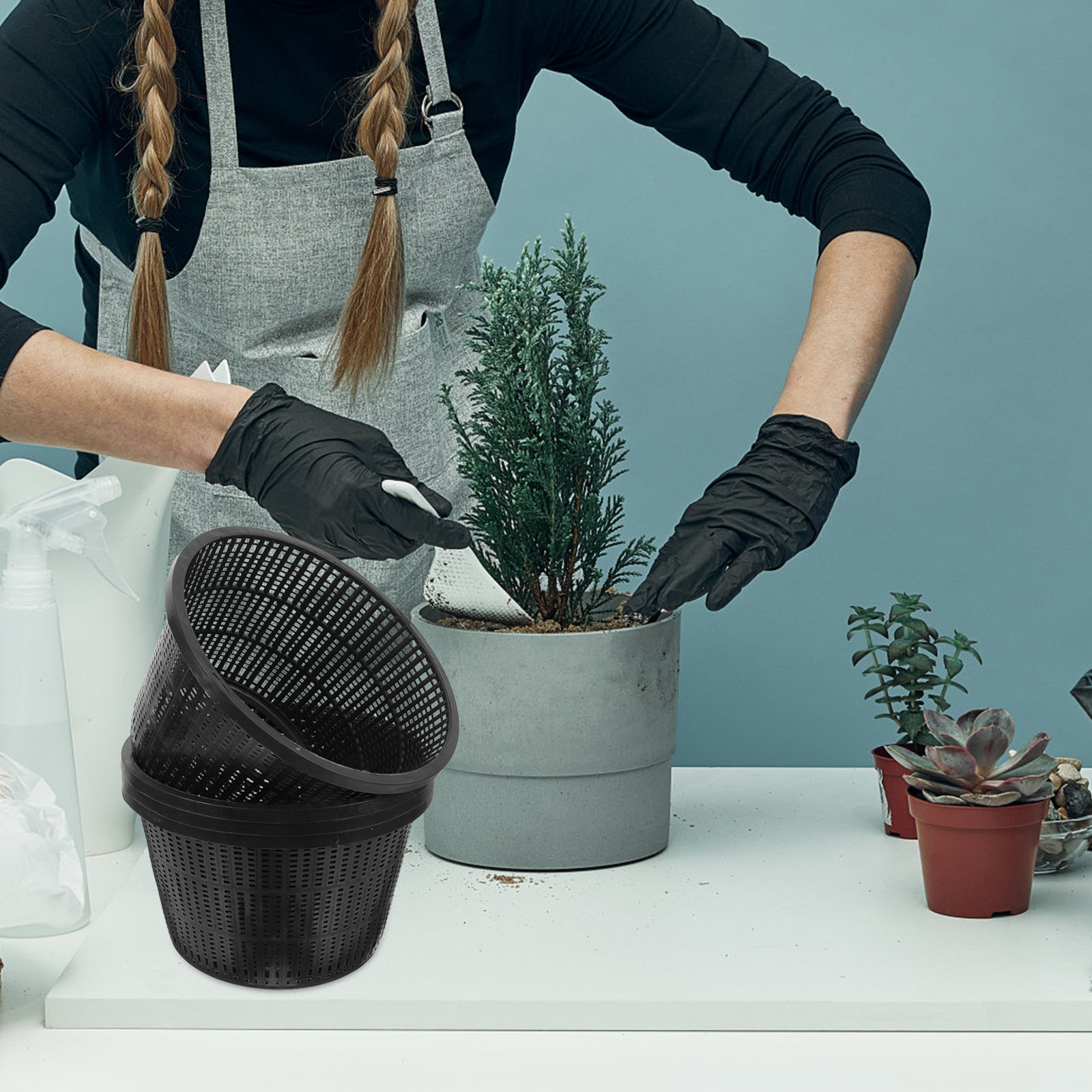 4pcs Hydroponic Net Pots 5 Inc - Hydroponic System 评论和价格
