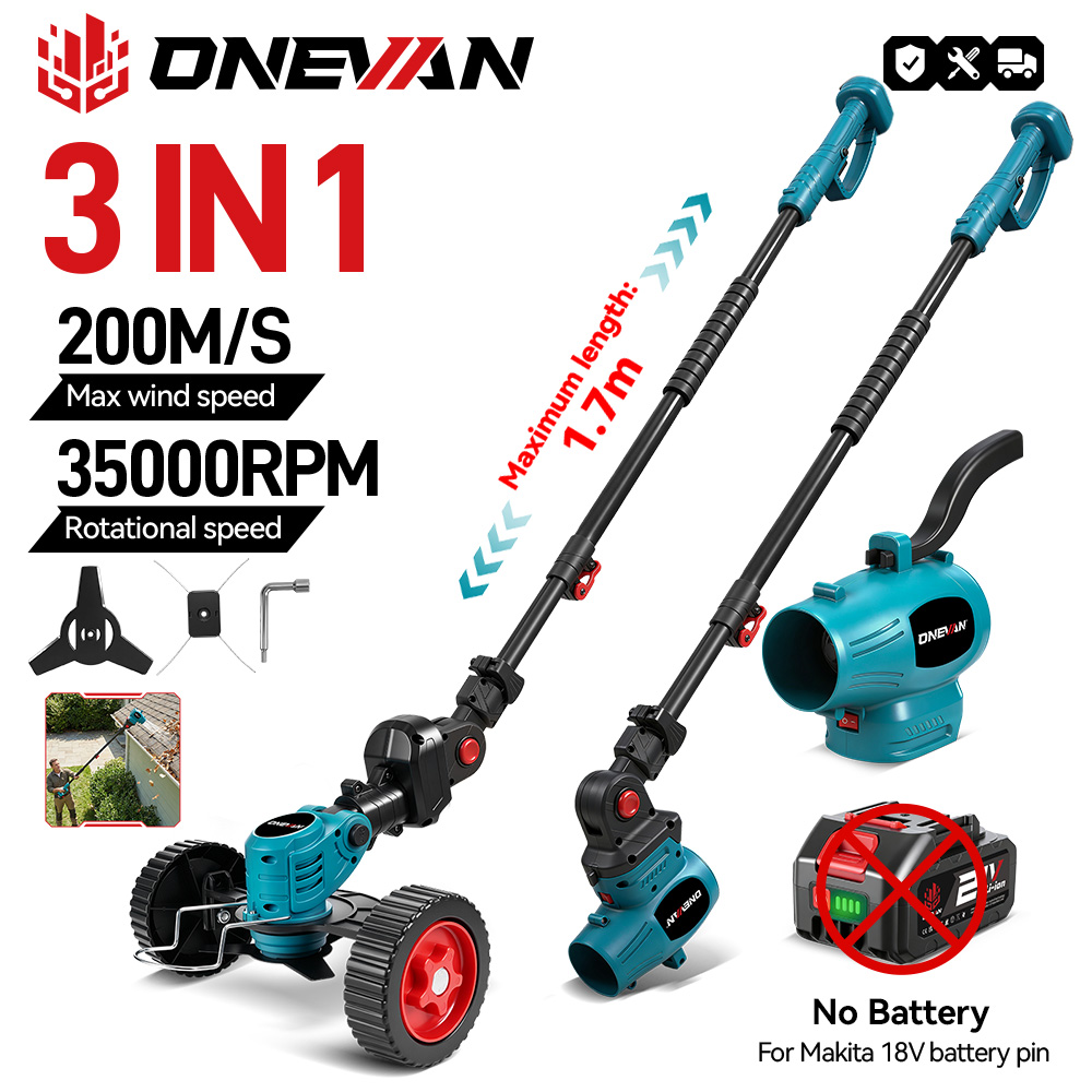 ONEVAN 3IN1 2500W Electric Law - Gardening Tools Battery Powered 评论和价格