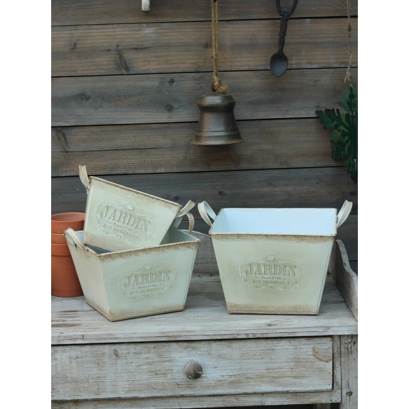 Vintage pastoral tin English b - Gardening Tools English 评论和价格